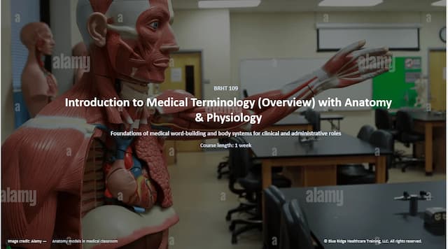 BRHT 109 | Introduction to Medical Terminology (Overview).