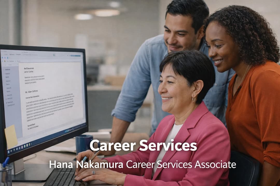 👨👩👧👦 Career Services
Hana Nakamura | Career Services Associate